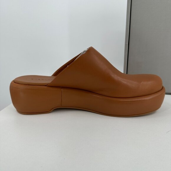 Everlane The Puffa Flatform in Brown Leather sz 7.5 Women's Chunky Platform Clog - Picture 8 of 12